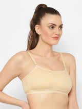 Seamless Full-Coverage Sports Bra | Cotton, Polyester, Elastane | Non-Wired | Non-Padded | Slip-On - 1492