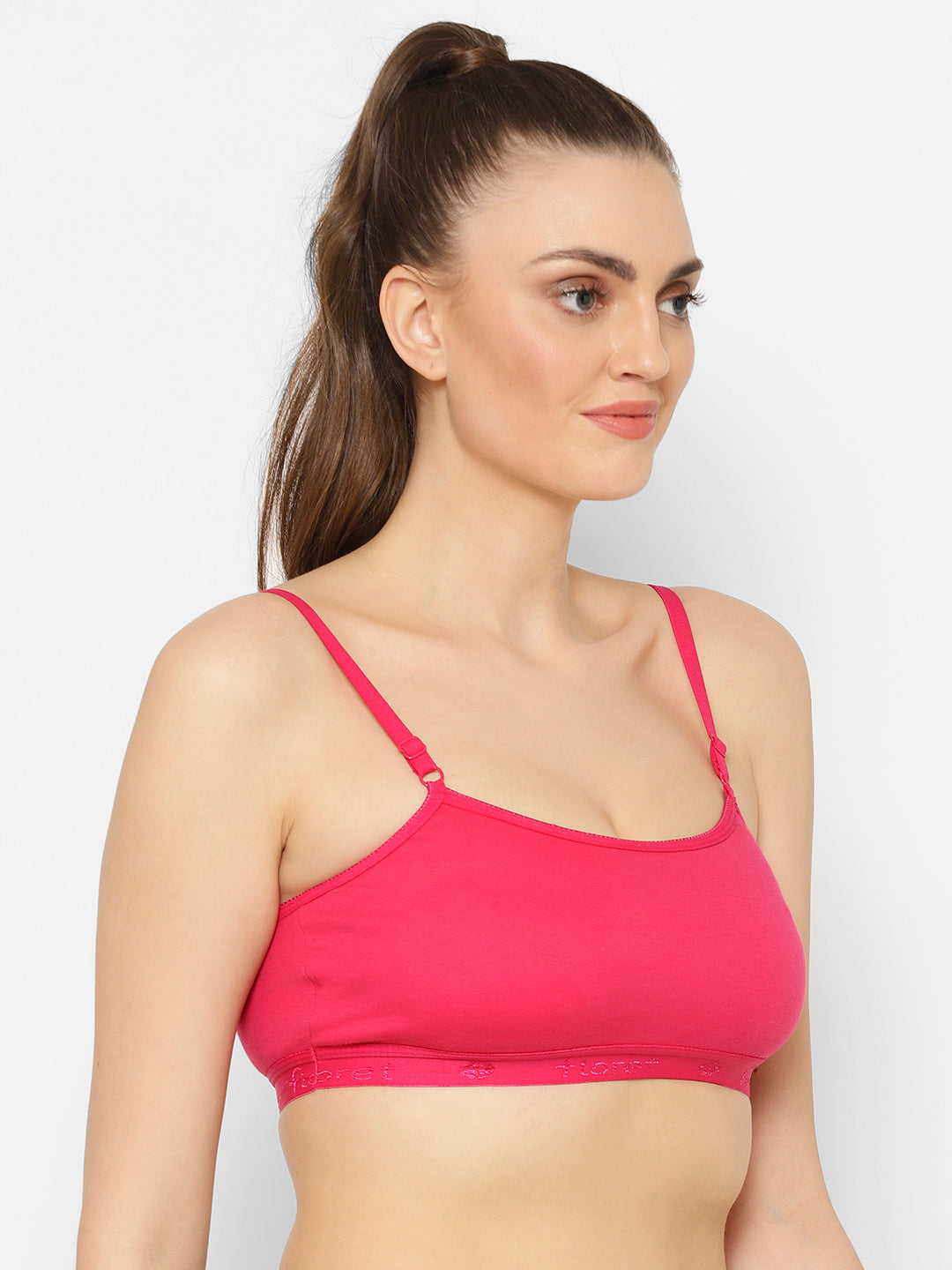 Seamless Full-Coverage Sports Bra | Cotton, Polyester, Elastane | Non-Wired | Non-Padded | Slip-On - 1492