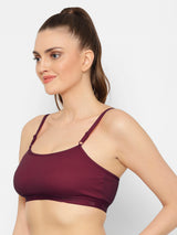 Seamless Full-Coverage Sports Bra | Cotton, Polyester, Elastane | Non-Wired | Non-Padded | Slip-On - 1492