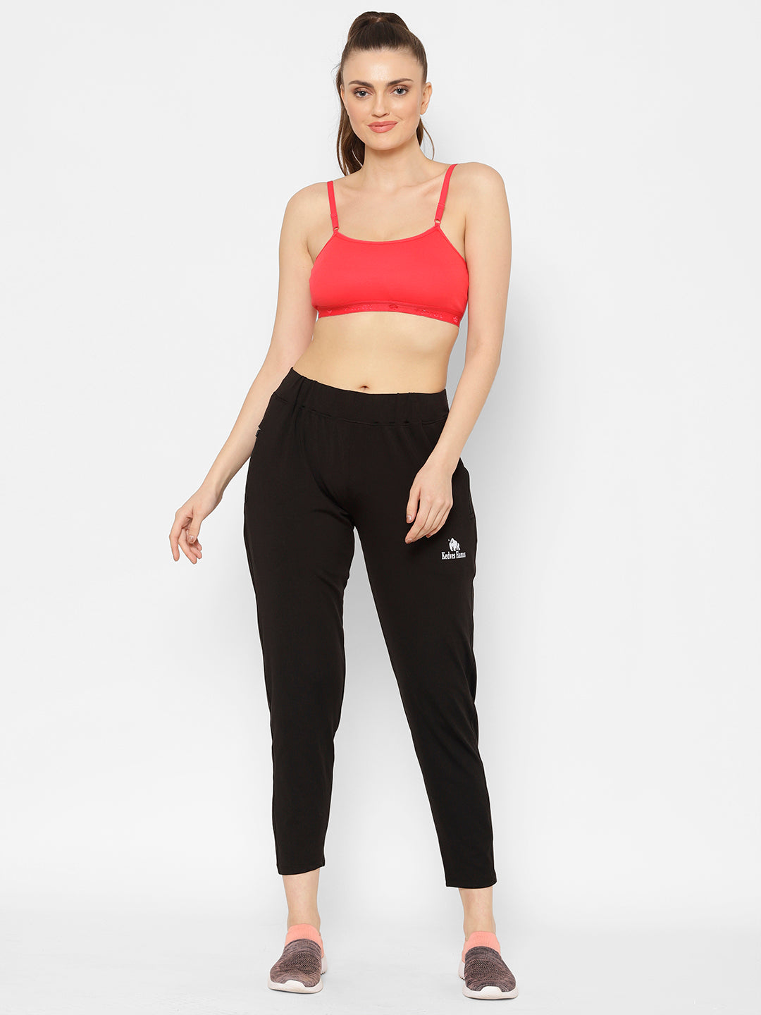 Seamless Full-Coverage Sports Bra | Cotton, Polyester, Elastane | Non-Wired | Non-Padded | Slip-On - 1492