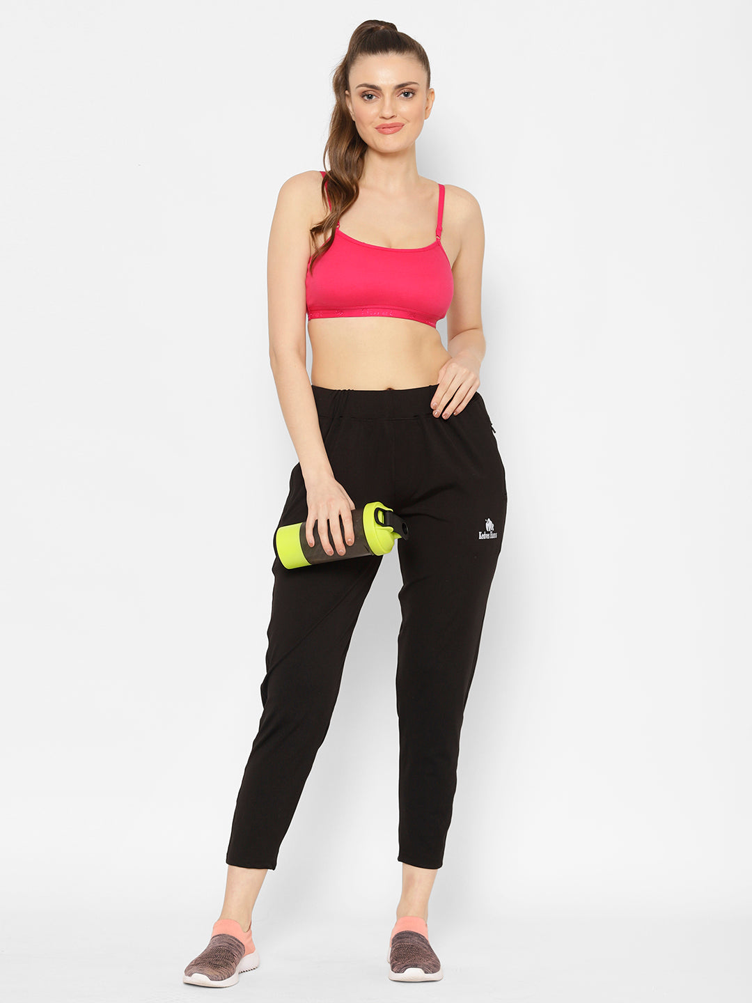 Seamless Full-Coverage Sports Bra | Cotton, Polyester, Elastane | Non-Wired | Non-Padded | Slip-On - 1492