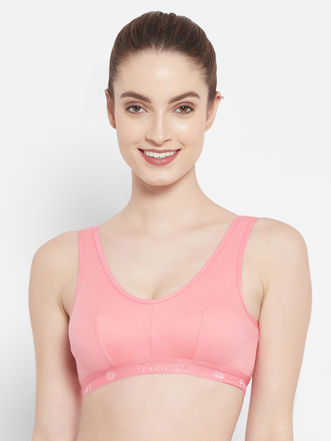 Florida Cotton Sports Bra | Non-Wired | Non-Padded | Full Coverage