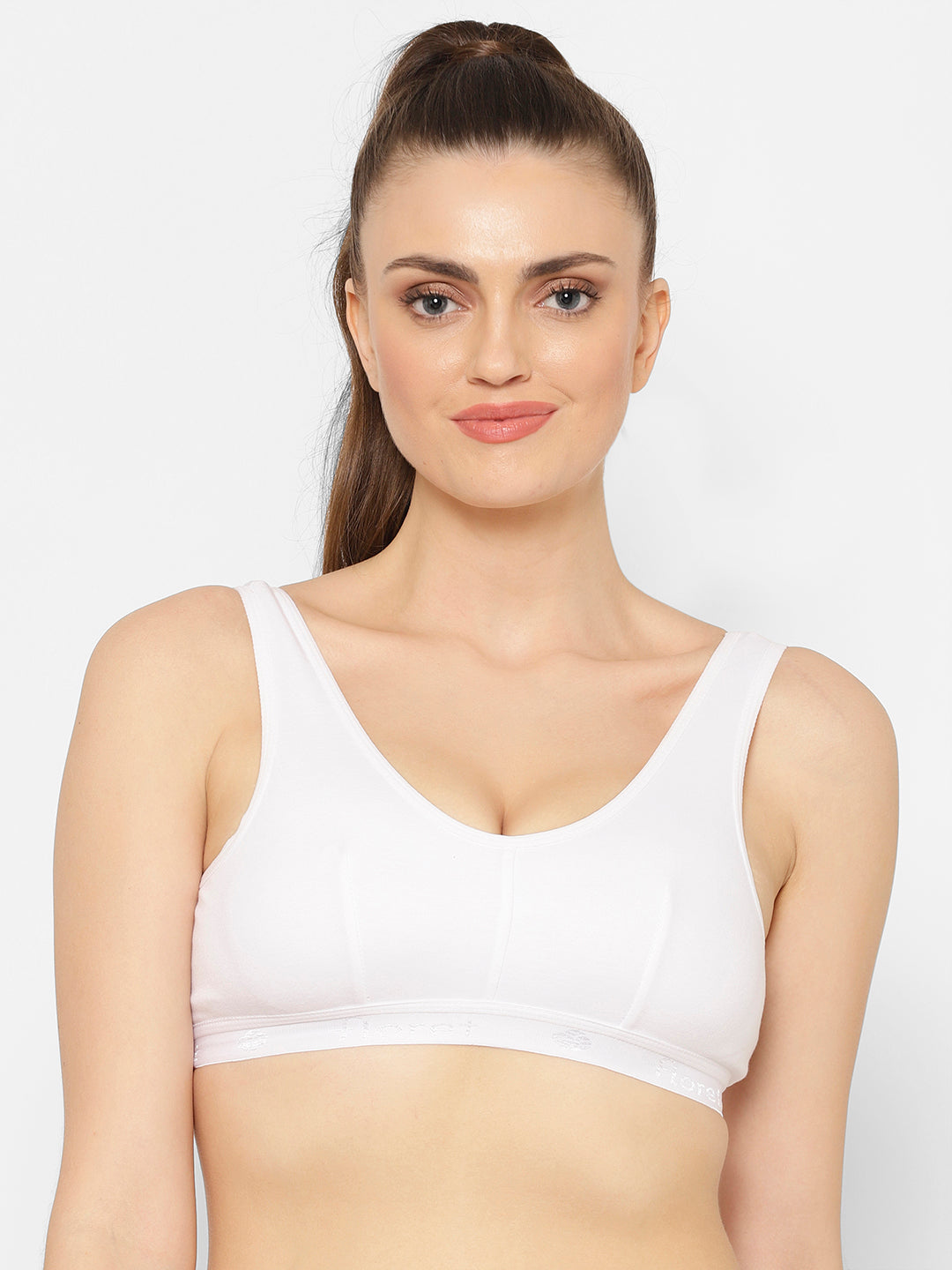 Florida Cotton Sports Bra | Non-Wired | Non-Padded | Full Coverage