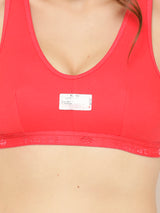 Florida Cotton Sports Bra | Non-Wired | Non-Padded | Full Coverage