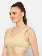 Florida Cotton Sports Bra | Non-Wired | Non-Padded | Full Coverage