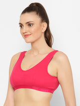 Florida Cotton Sports Bra | Non-Wired | Non-Padded | Full Coverage