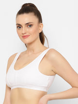 Florida Cotton Sports Bra | Non-Wired | Non-Padded | Full Coverage