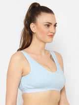 Florida Cotton Sports Bra | Non-Wired | Non-Padded | Full Coverage