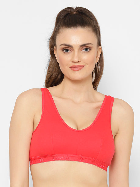 Florida Cotton Sports Bra | Non-Wired | Non-Padded | Full Coverage