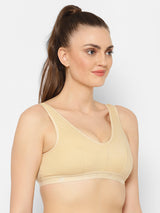 Florida Cotton Sports Bra | Non-Wired | Non-Padded | Full Coverage