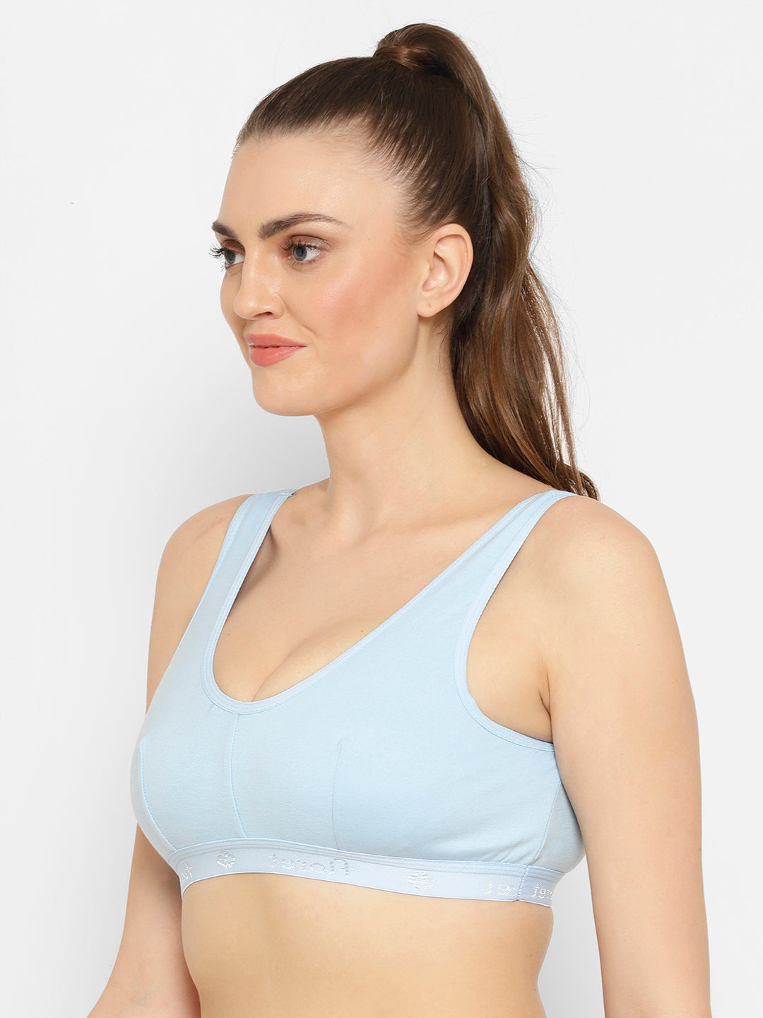 Florida Cotton Sports Bra | Non-Wired | Non-Padded | Full Coverage