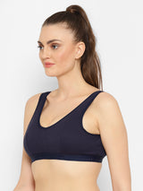 Florida Cotton Sports Bra | Non-Wired | Non-Padded | Full Coverage