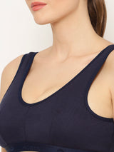 Florida Cotton Sports Bra | Non-Wired | Non-Padded | Full Coverage