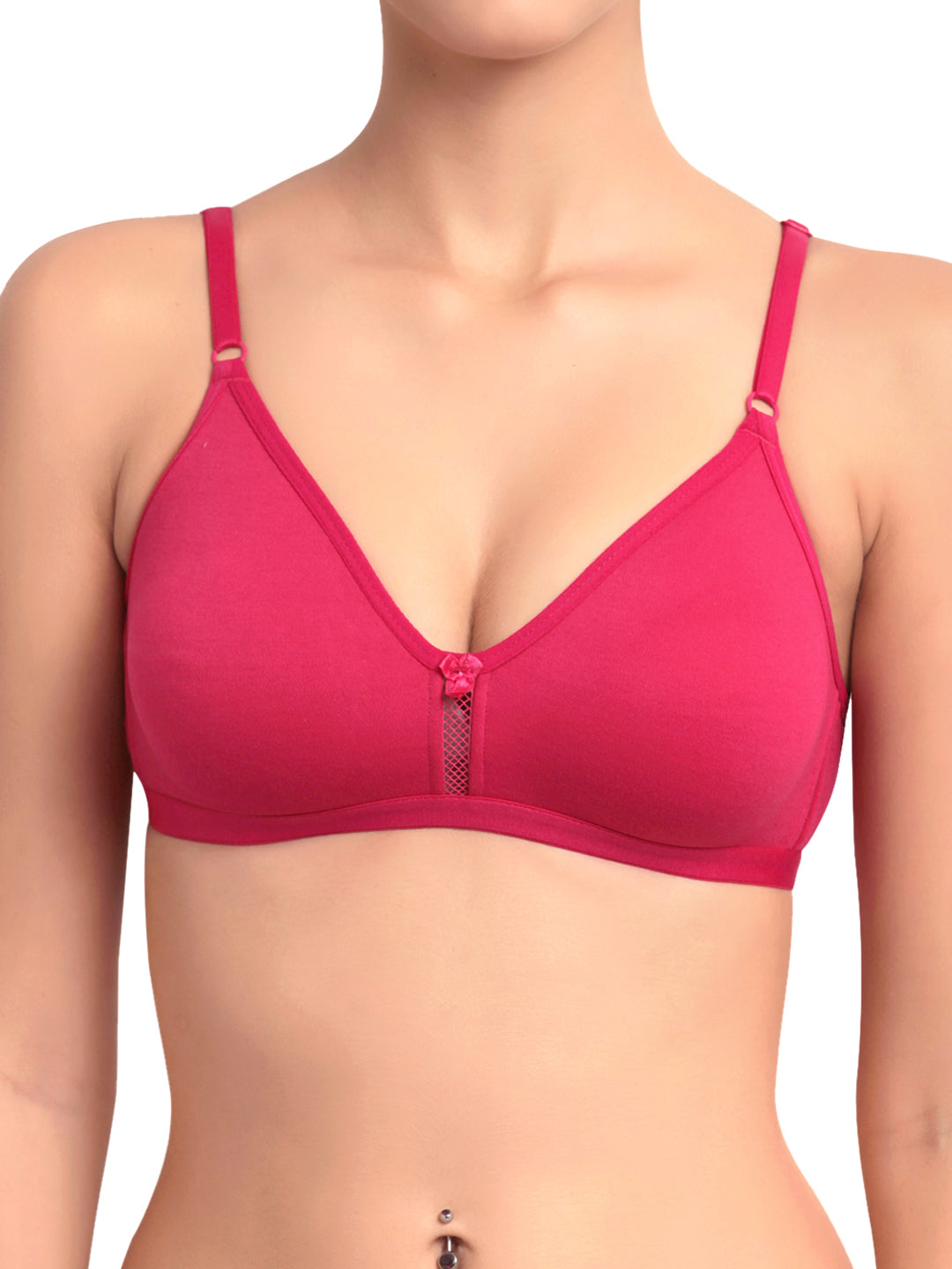 Katrina Essential Cotton-Blend T-Shirt Bra | Non-Wired | Non-Padded | Medium Coverage