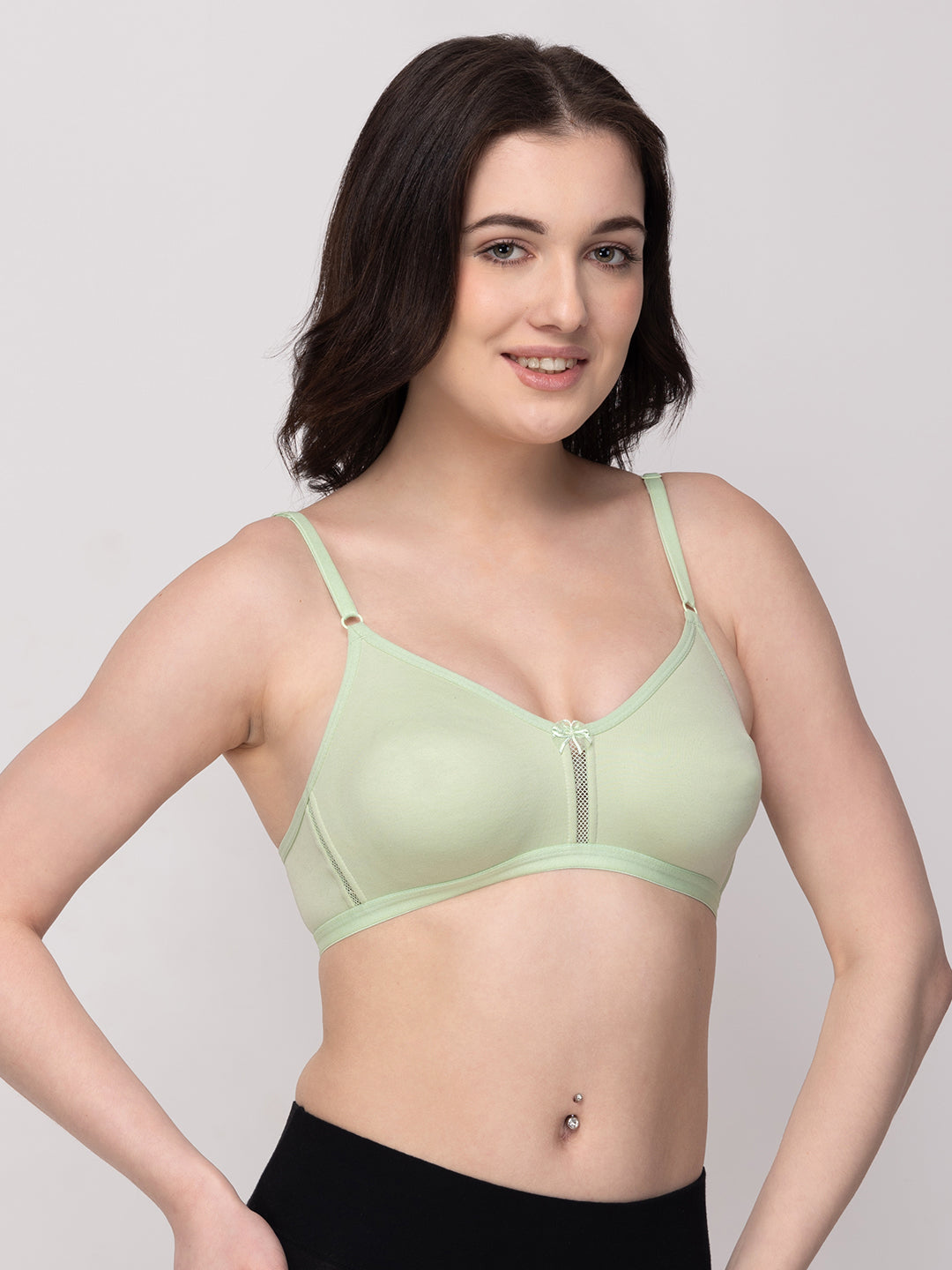 Katrina Seamless Cotton-Blend T-Shirt Bra | Non-Wired | Non-Padded | Medium Coverage