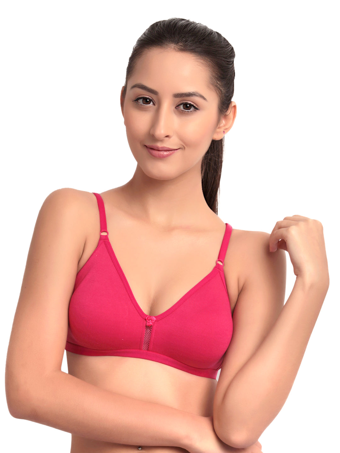 Katrina Essential Cotton-Blend T-Shirt Bra | Non-Wired | Non-Padded | Medium Coverage