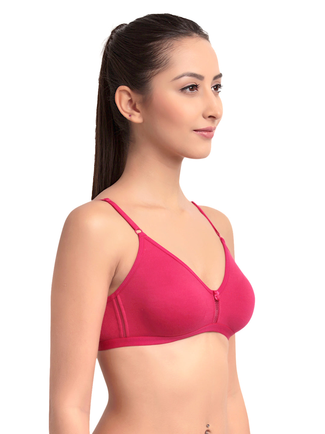 Katrina Essential Cotton-Blend T-Shirt Bra | Non-Wired | Non-Padded | Medium Coverage