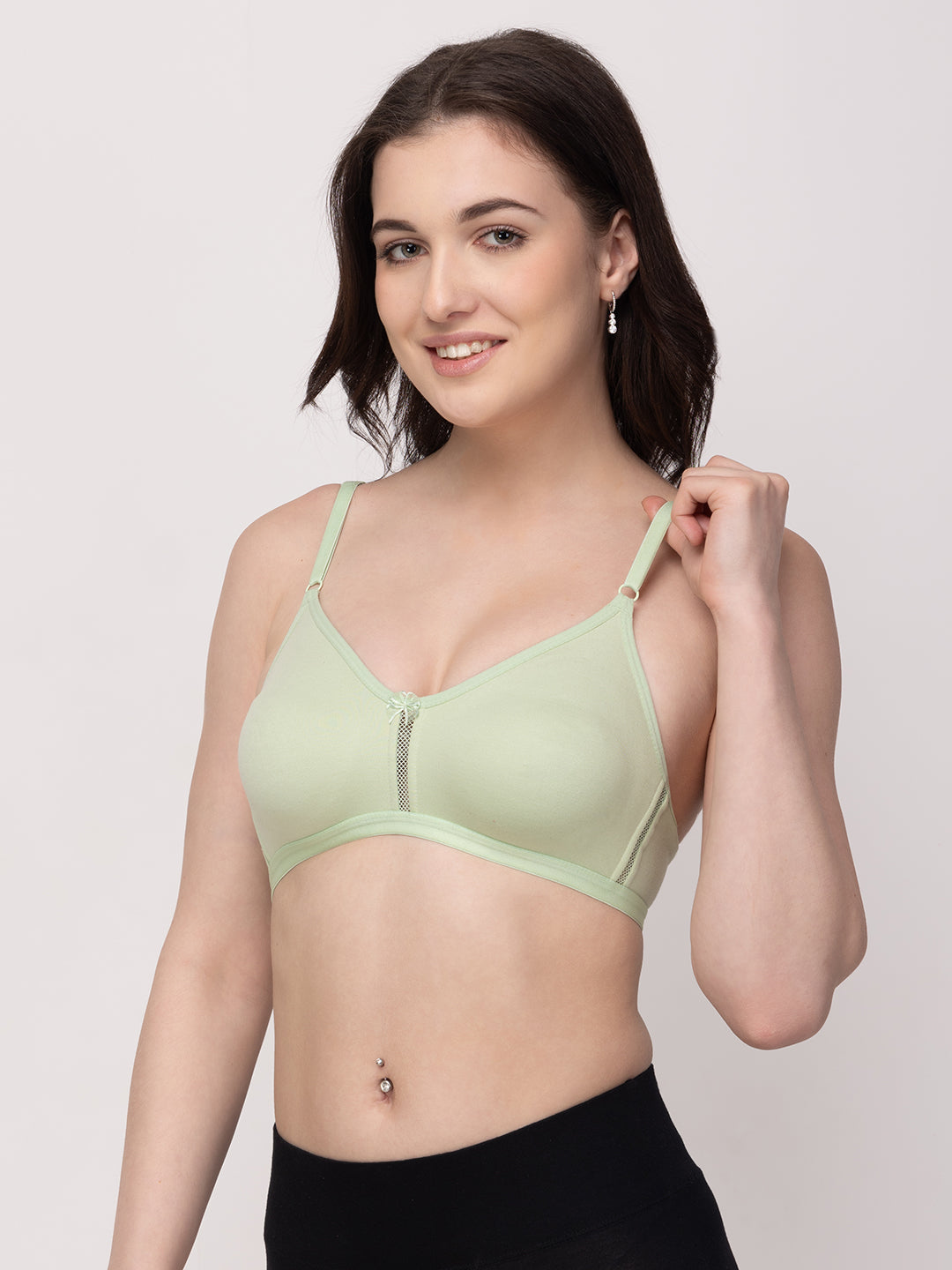 Katrina Seamless Cotton-Blend T-Shirt Bra | Non-Wired | Non-Padded | Medium Coverage