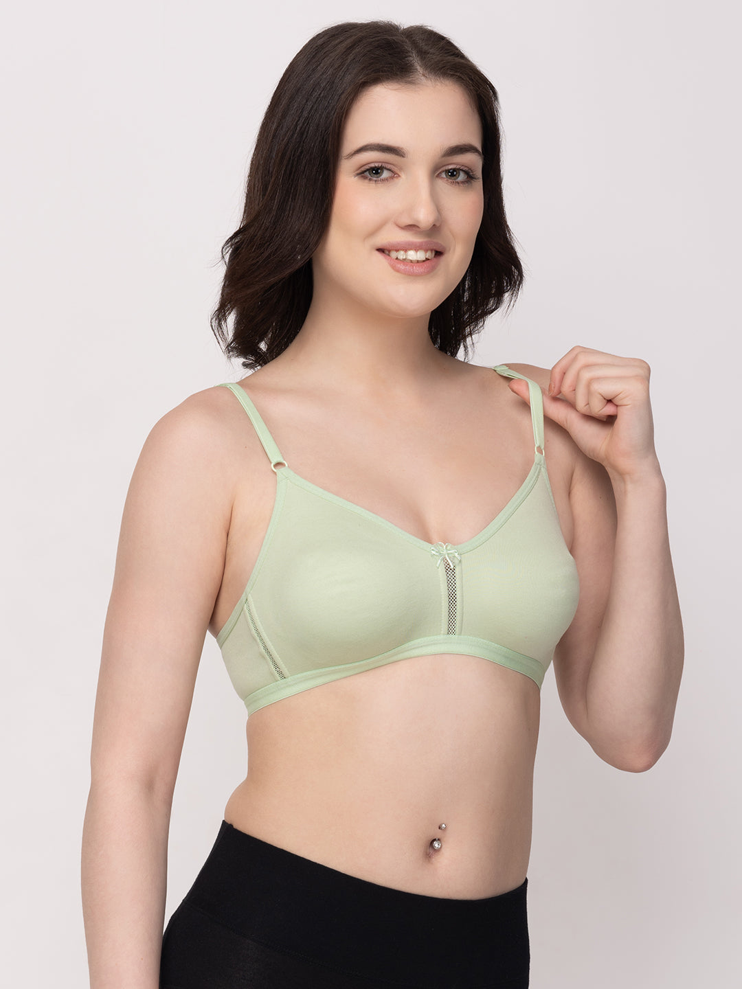 Katrina Seamless Cotton-Blend T-Shirt Bra | Non-Wired | Non-Padded | Medium Coverage