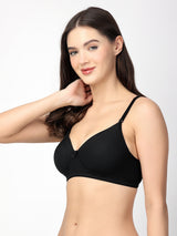 SHIPRA Floret T-Shirt Bra | Multiway | Lightly Padded | Non-Wired | Medium Coverage