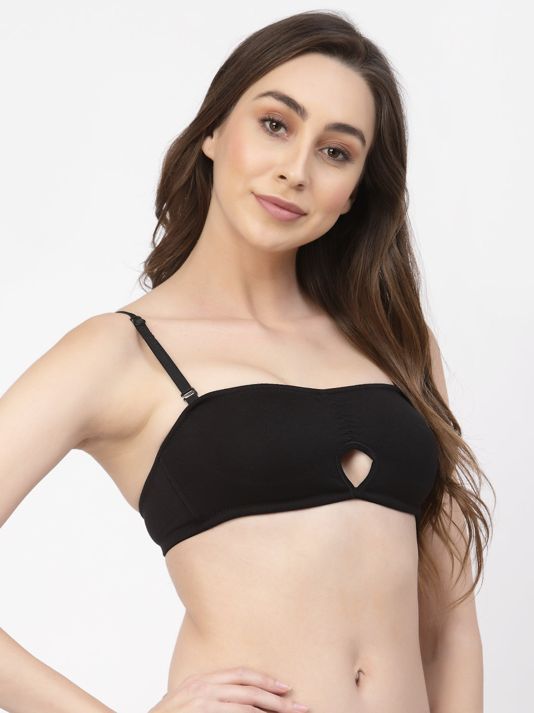 Women's Balconette Demi-Cup Bra | Non-Padded | Non-Wired | Half Coverage | T3089