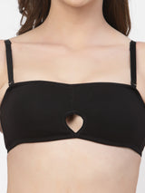 Women's Balconette Demi-Cup Bra | Non-Padded | Non-Wired | Half Coverage | T3089