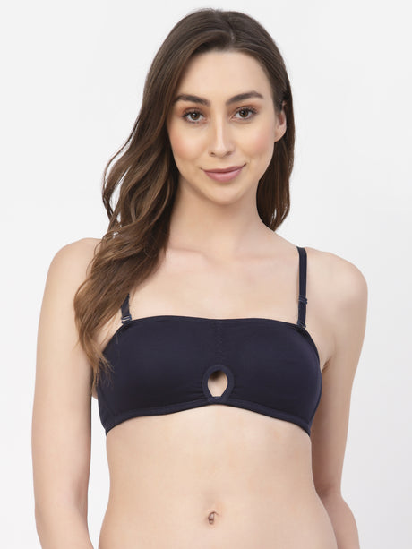 Women's Balconette Demi-Cup Bra | Non-Padded | Non-Wired | Half Coverage | T3089