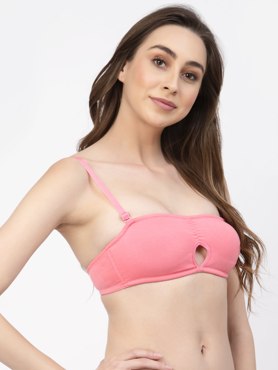 Women's Balconette Demi-Cup Bra | Non-Padded | Non-Wired | Half Coverage | T3089