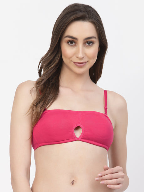 Women's Balconette Demi-Cup Bra | Non-Padded | Non-Wired | Half Coverage | T3089