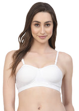 Women's Balconette Demi-Cup Bra | Padded | Non-Wired | Medium Coverage | T3100