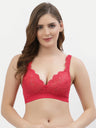 Women's Bridal Lace Bra | Non-Padded | Non-Wired | Full Coverage | T3071 (2)