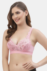 Women's Bridal Lace Bra | Non-Padded | Non-Wired | Full Coverage | T3071 (2)