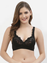 Women's Bridal Lace Bra | Non-Padded | Non-Wired | Full Coverage | T3071 (2)