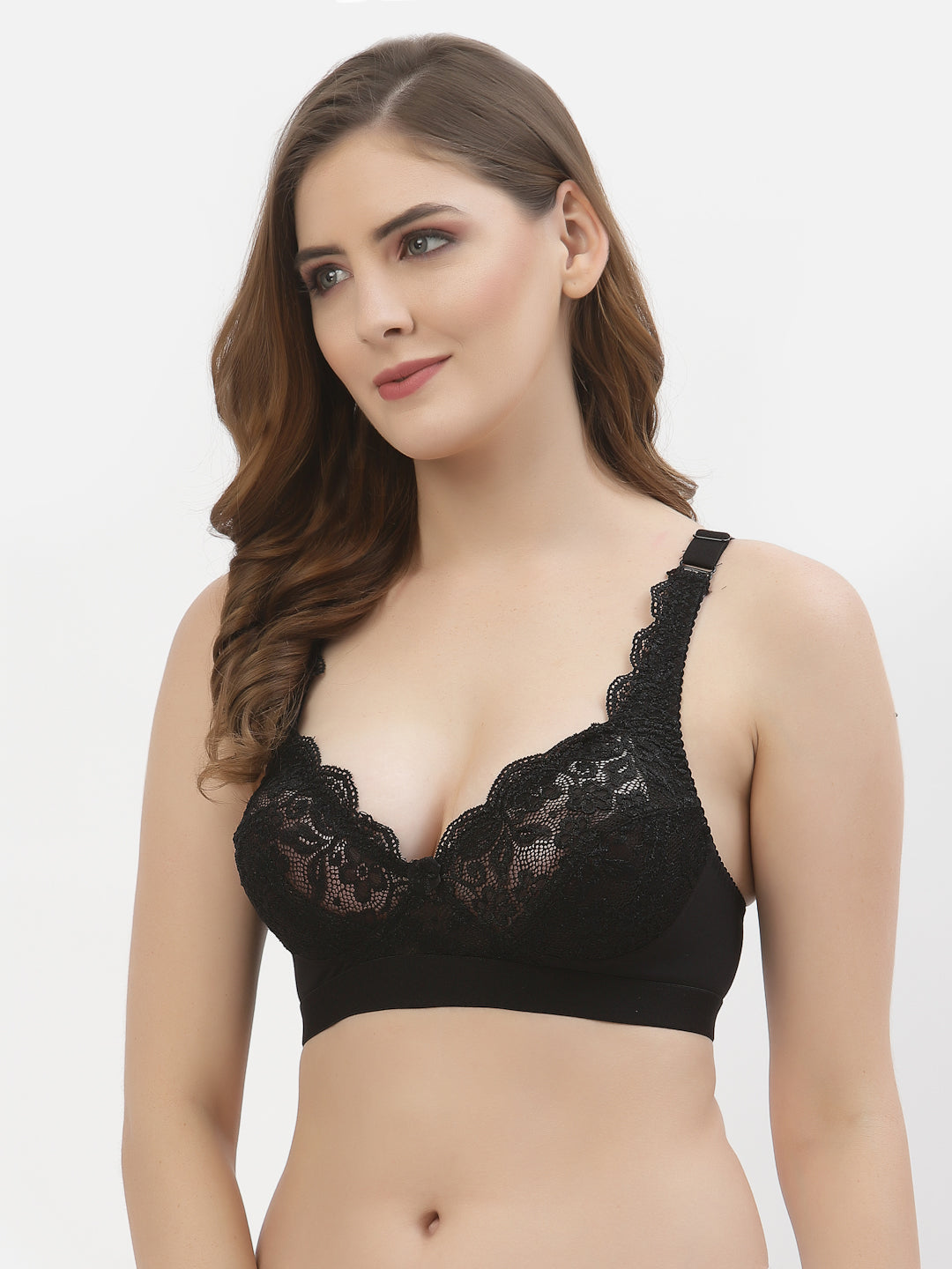 Women's Bridal Lace Bra | Non-Padded | Non-Wired | Full Coverage | T3071 (2)