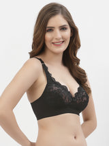 Women's Bridal Lace Bra | Non-Padded | Non-Wired | Full Coverage | T3071 (2)