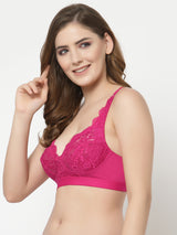 Women's Bridal Lace Bra | Non-Padded | Non-Wired | Full Coverage | T3071 (2)