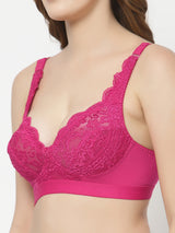 Women's Bridal Lace Bra | Non-Padded | Non-Wired | Full Coverage | T3071 (2)