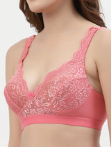 Women's Bridal Lace Bra | Non-Padded | Non-Wired | Full Coverage | T3071