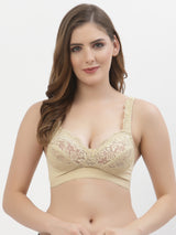 Women's Bridal Lace Bra | Non-Padded | Non-Wired | Full Coverage | T3071