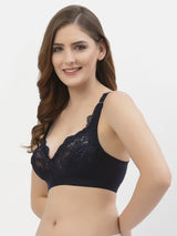 Women's Bridal Lace Bra | Non-Padded | Non-Wired | Full Coverage | T3071 (2)