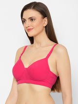 Women's Convertible-Straps T-Shirt Bra | Heavily Padded | Full Coverage | T3055