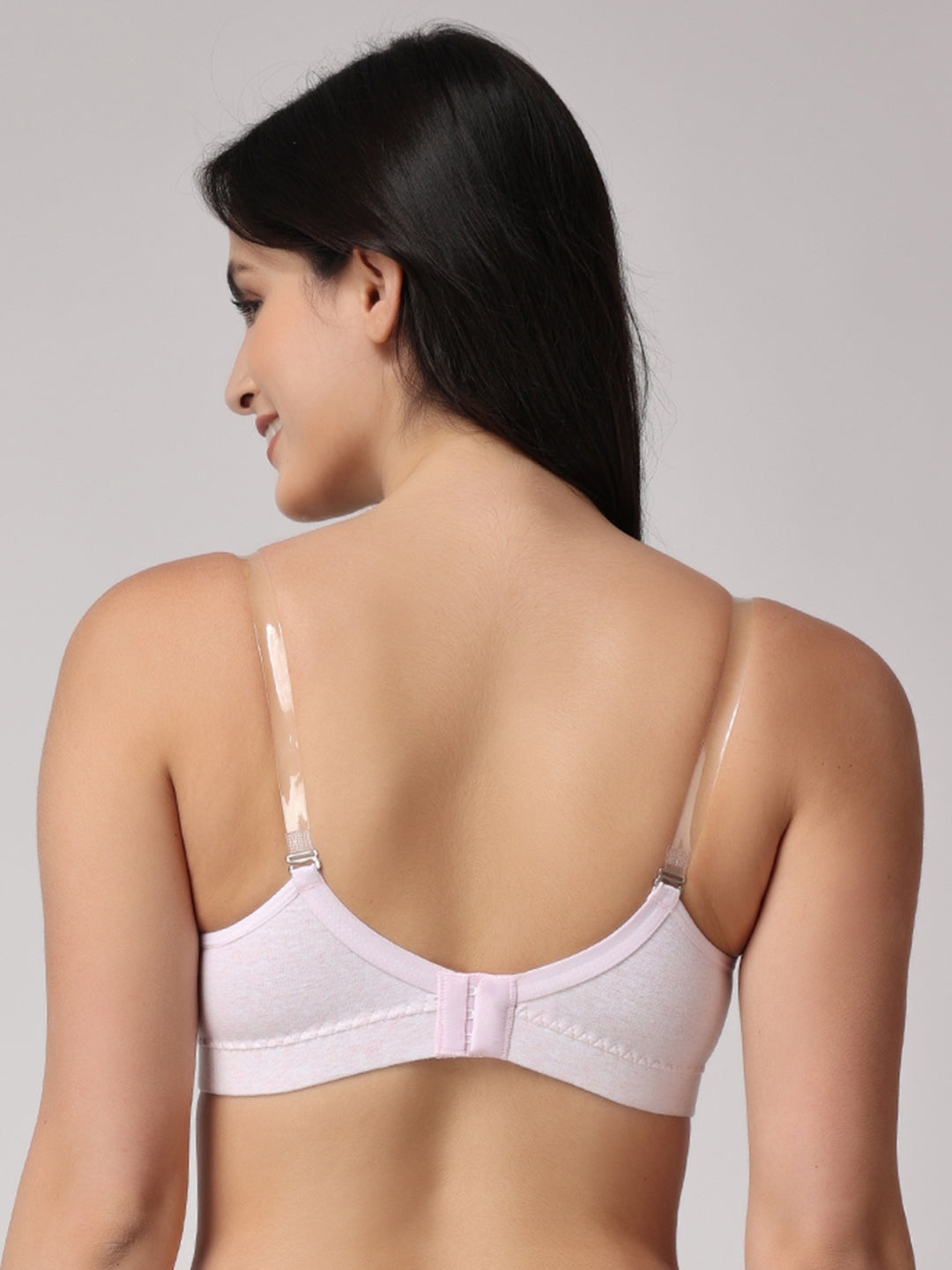 Women's Convertible-Straps T-Shirt Bra | Heavily Padded | Full Coverage | T3055