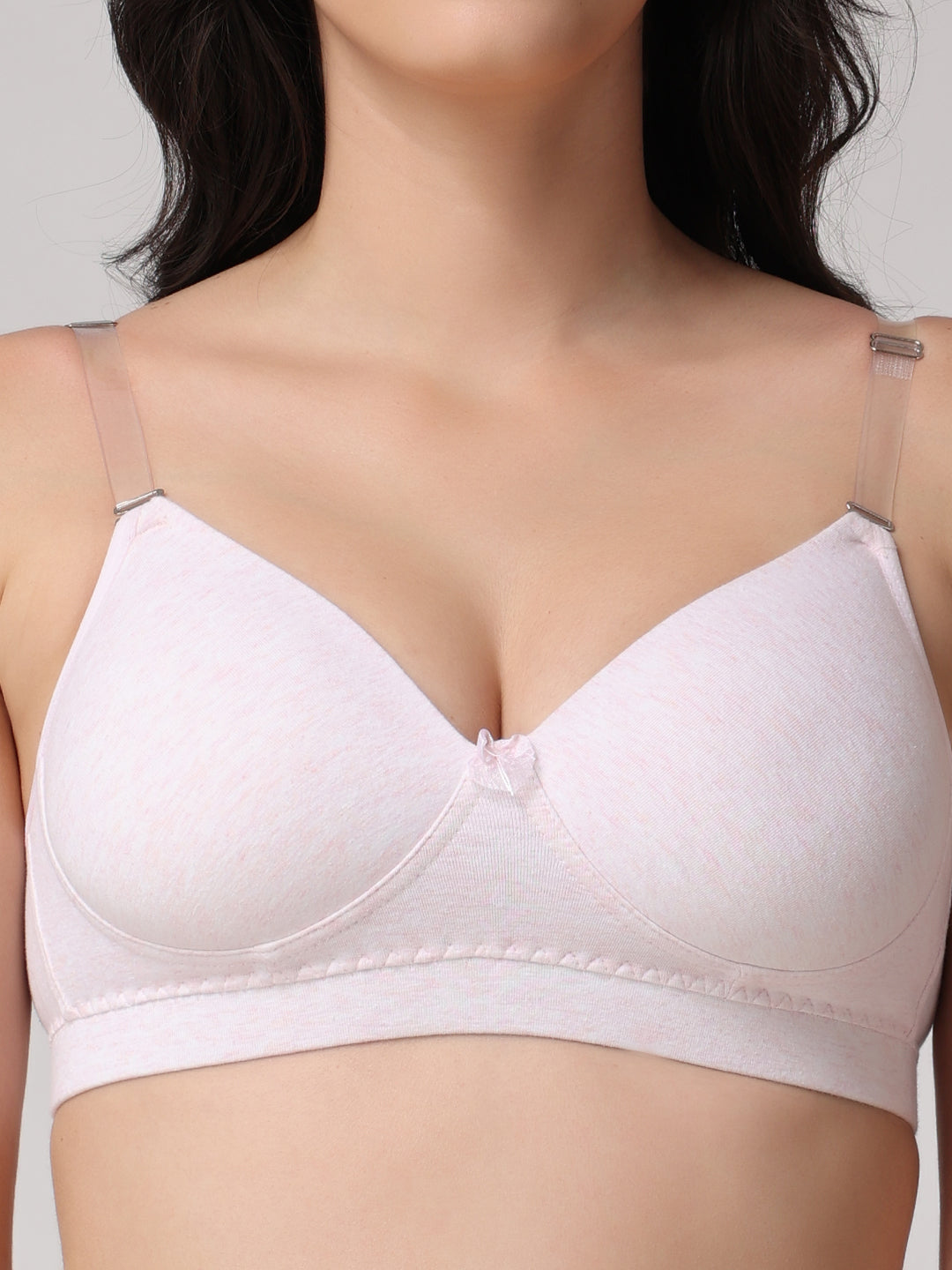 Women's Convertible-Straps T-Shirt Bra | Heavily Padded | Full Coverage | T3055