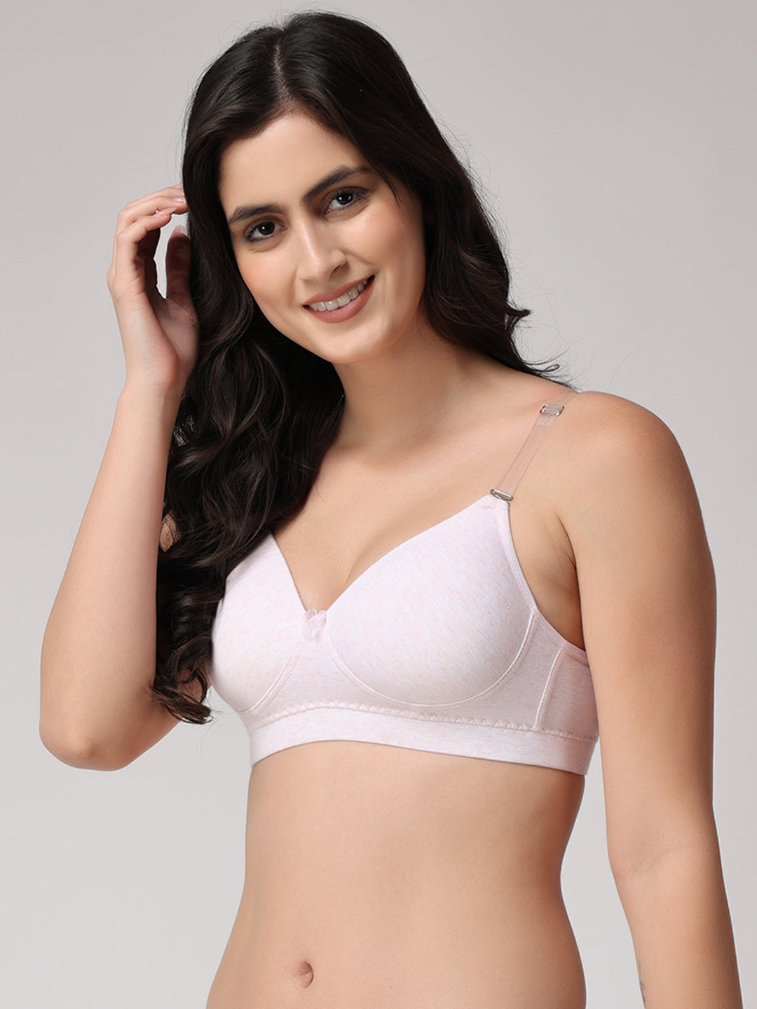 Women's Convertible-Straps T-Shirt Bra | Heavily Padded | Full Coverage | T3055