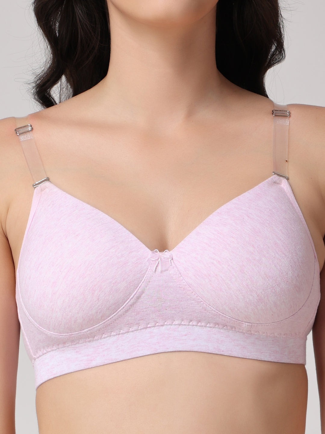 Women's Convertible-Straps T-Shirt Bra | Heavily Padded | Full Coverage | T3055