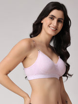 Women's Convertible-Straps T-Shirt Bra | Heavily Padded | Full Coverage | T3055