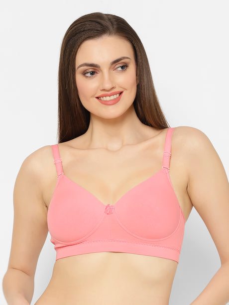 Women's Convertible-Straps T-Shirt Bra | Heavily Padded | Full Coverage | T3055