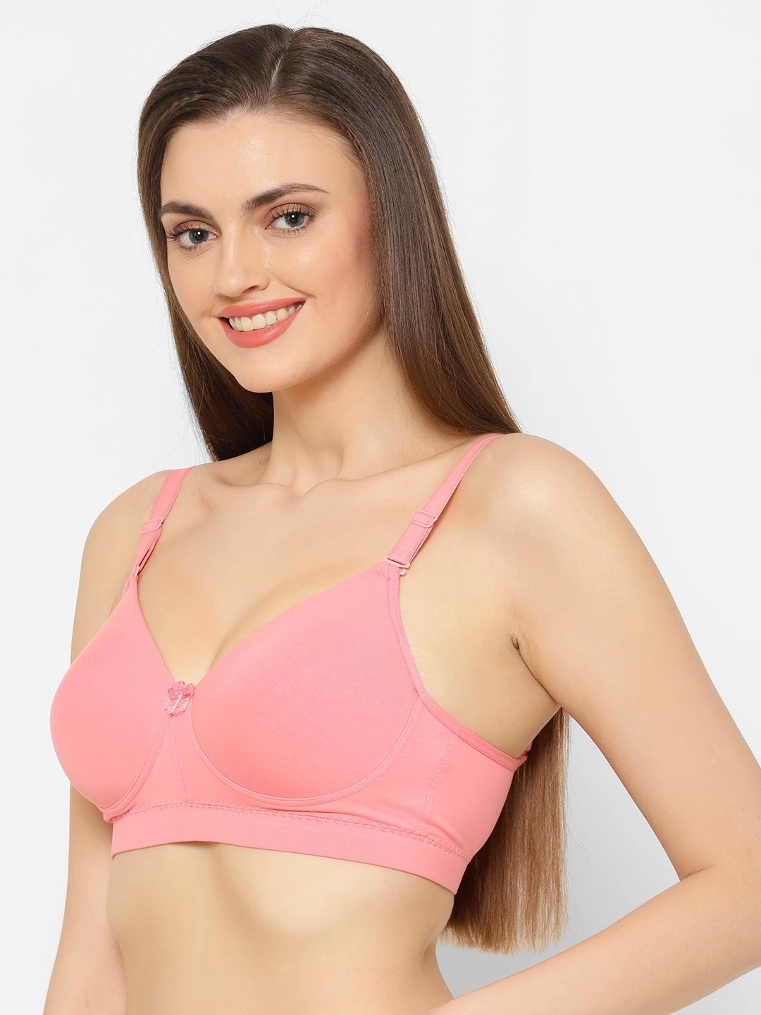 Women's Convertible-Straps T-Shirt Bra | Heavily Padded | Full Coverage | T3055