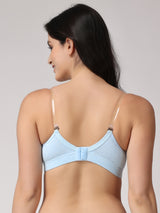 Women's Convertible-Straps T-Shirt Bra | Heavily Padded | Full Coverage | T3055