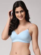 Women's Convertible-Straps T-Shirt Bra | Heavily Padded | Full Coverage | T3055